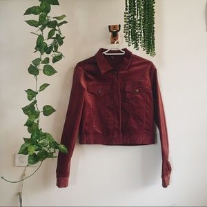 Velvet Cropped Jacket